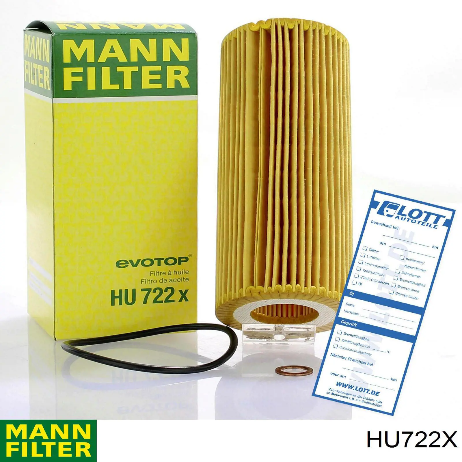 Do koszyka HU722X Mann-Filter Filtr oleju