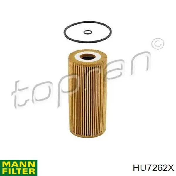 Do koszyka HU7262X Mann-Filter Filtr oleju