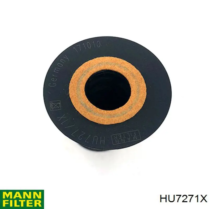 Do koszyka HU7271X Mann-Filter Filtr oleju