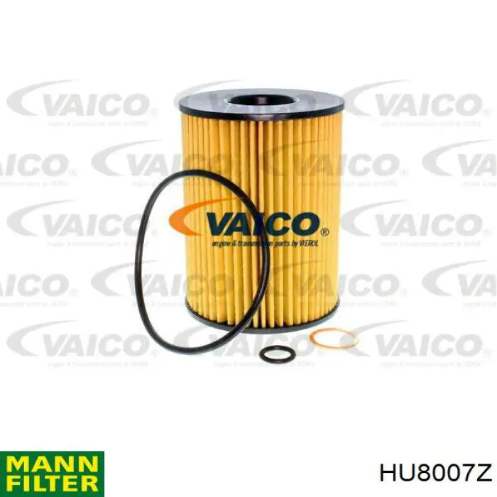 Do koszyka HU8007Z Mann-Filter Filtr oleju