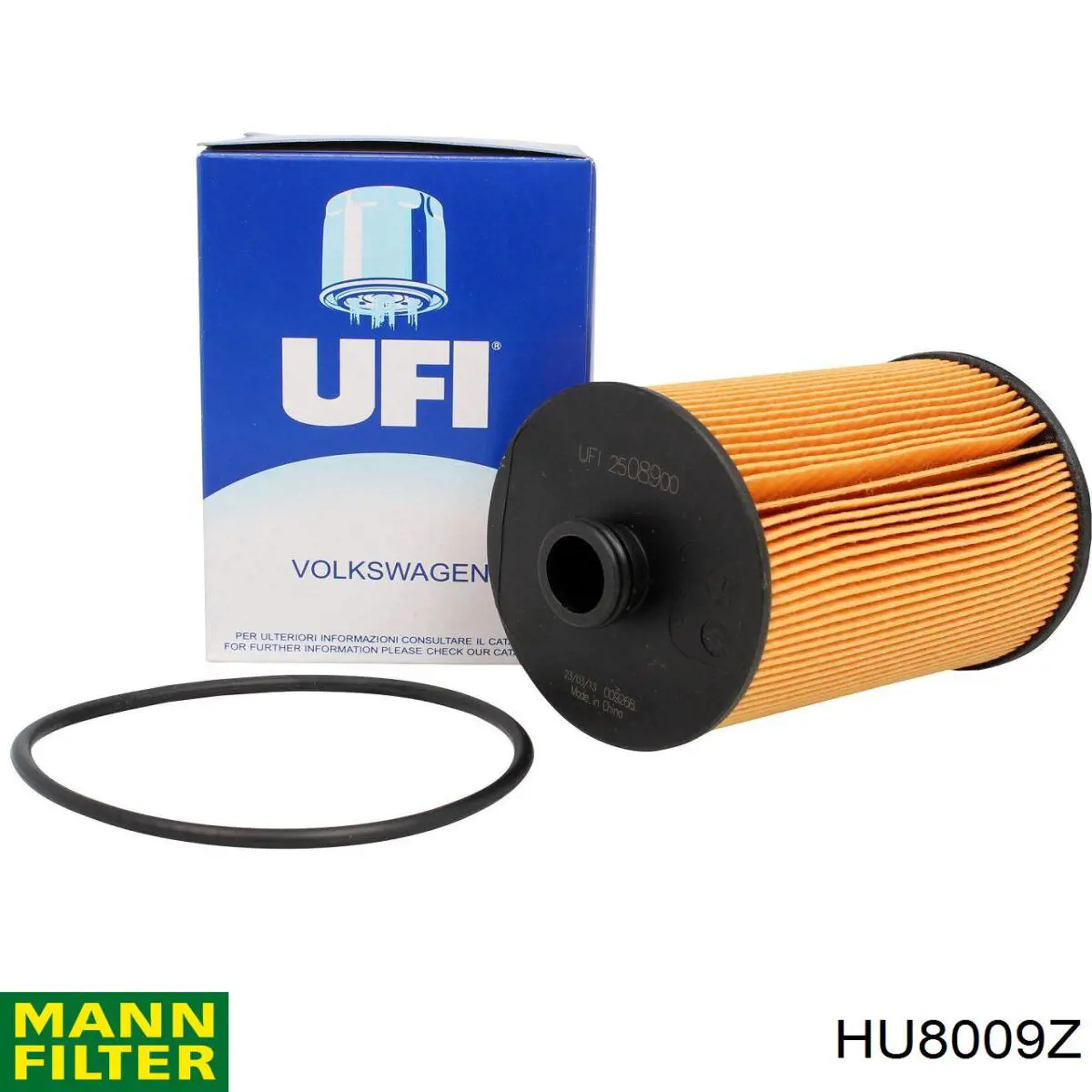 Do koszyka HU8009Z Mann-Filter Filtr oleju