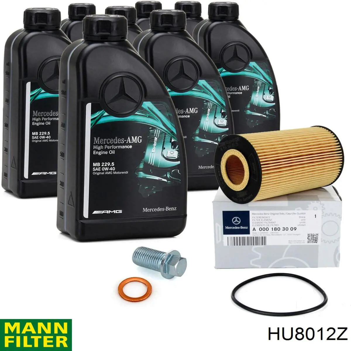 Do koszyka HU8012Z Mann-Filter Filtr oleju