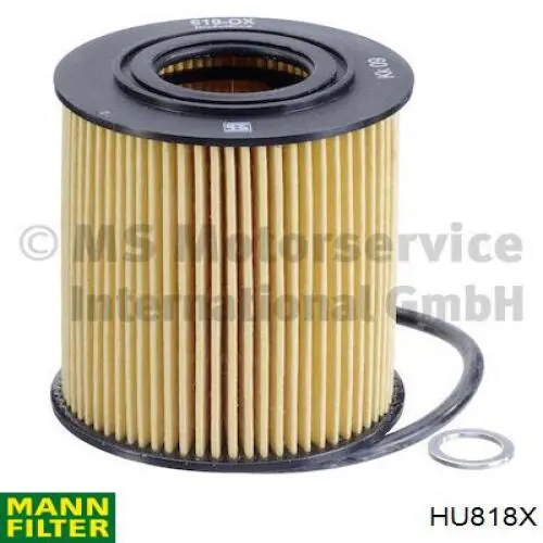 Do koszyka HU818X Mann-Filter Filtr oleju