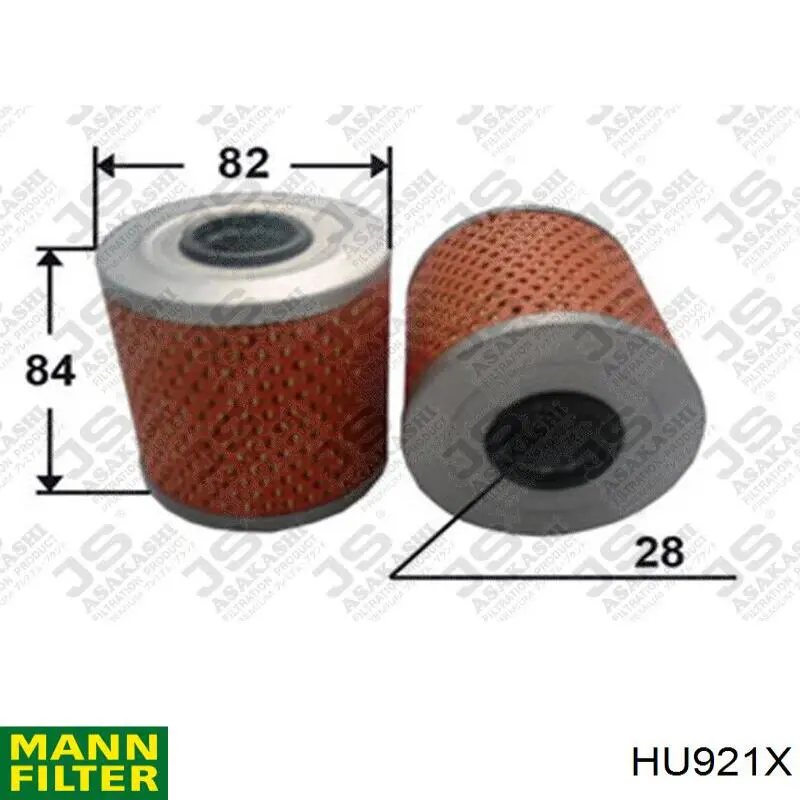 Filtr oleju Mann-Filter HU921X