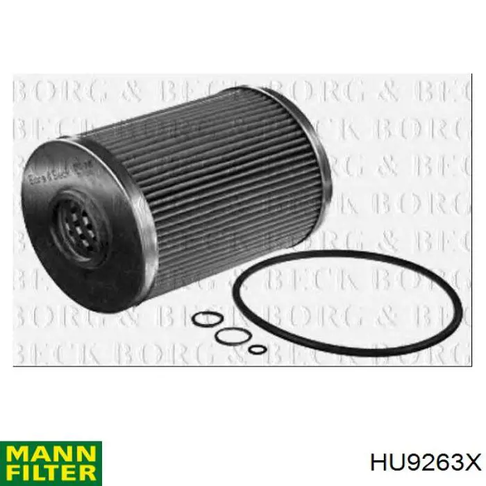 Do koszyka HU9263X Mann-Filter Filtr oleju
