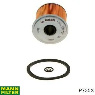 P735X Mann-Filter Filtr paliwa