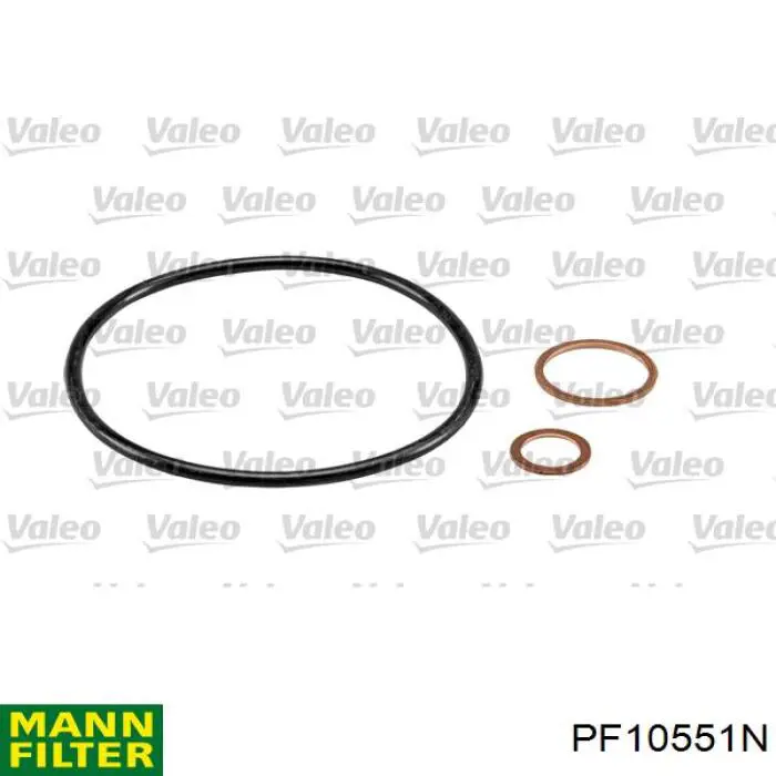 Do koszyka PF10551N Mann-Filter Filtr oleju