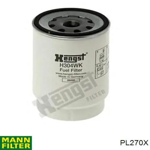 PL270X Mann-Filter Filtr paliwa