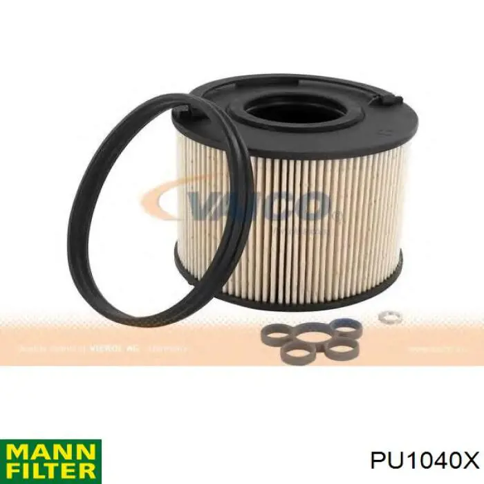 Do koszyka PU1040X Mann-Filter Filtr paliwa