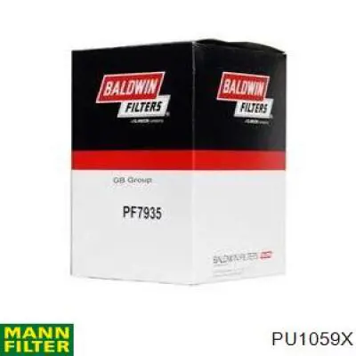 Do koszyka PU1059X Mann-Filter Filtr paliwa