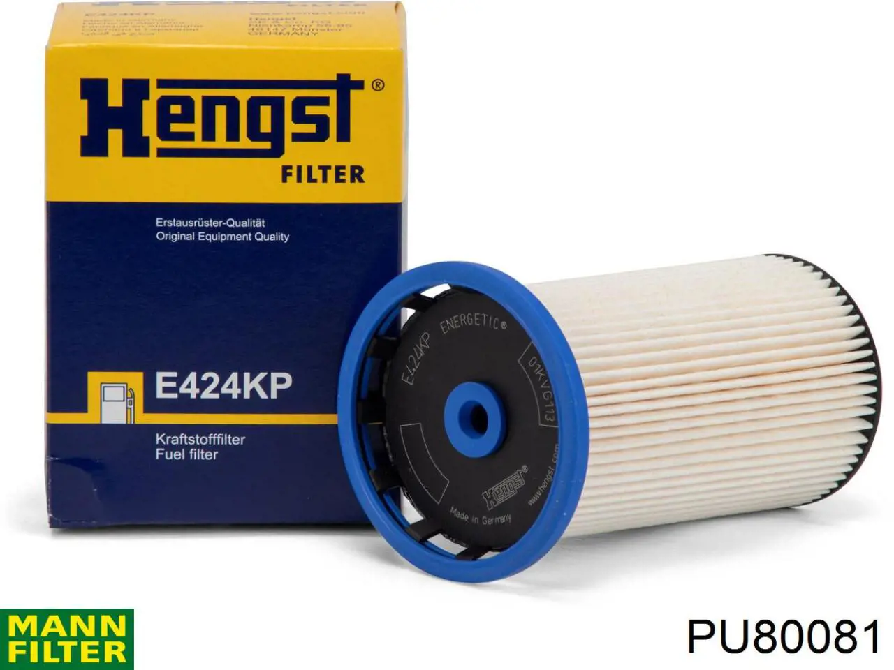 Do koszyka PU80081 Mann-Filter Filtr paliwa