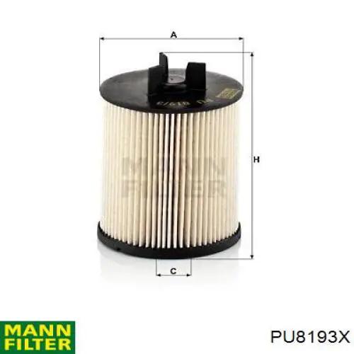 PU8193X Mann-Filter Filtr paliwa