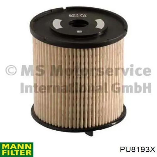 Do koszyka PU8193X Mann-Filter Filtr paliwa