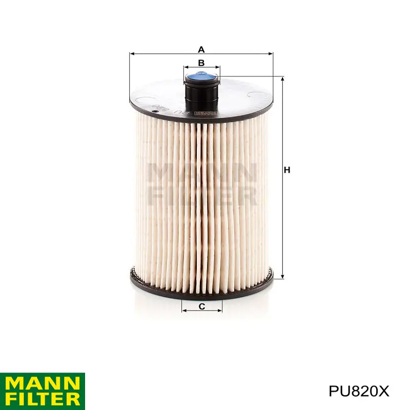 PU820X Mann-Filter Filtr paliwa