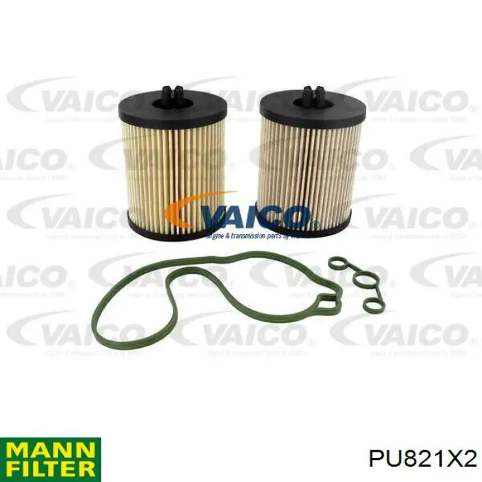 Do koszyka PU821X2 Mann-Filter Filtr paliwa