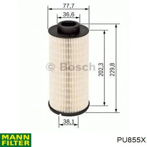 Filtr paliwa Mann-Filter PU855X cena, od 19,41 USD