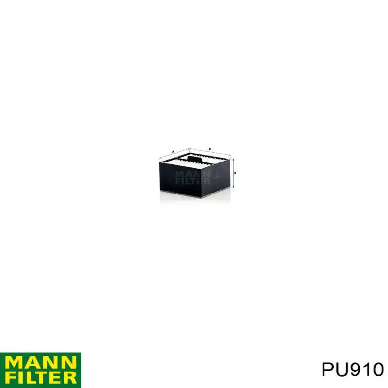 Filtr paliwa Mann-Filter PU910 cena, od 17,47 USD