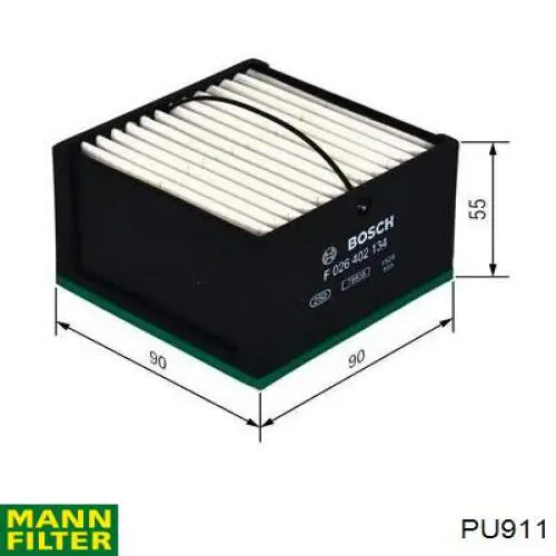 Filtr paliwa Mann-Filter PU911 cena, od 11,81 USD