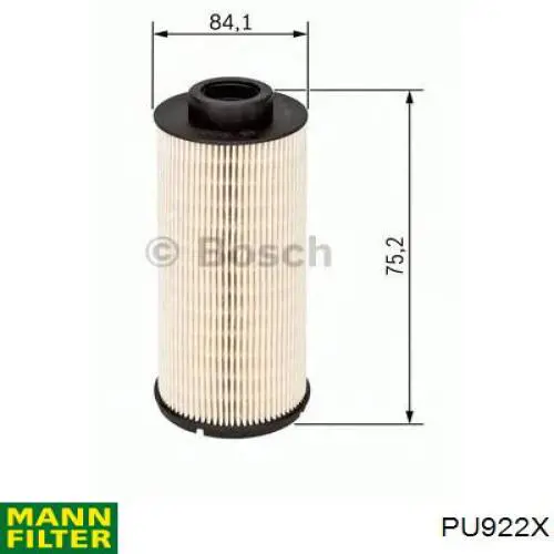 PU922X Mann-Filter Filtr paliwa