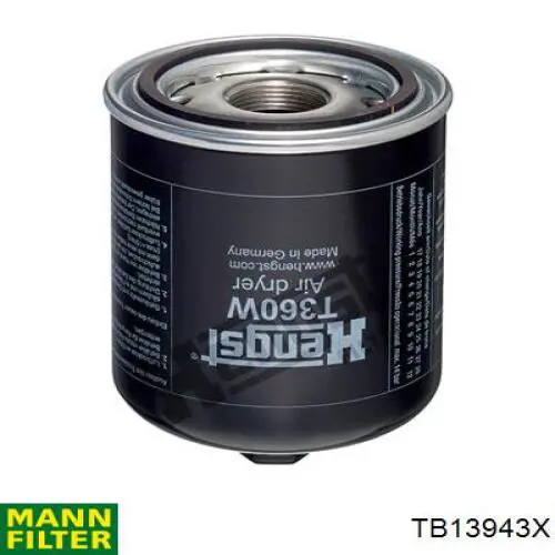 TB13943X Mann-Filter Filtr osuszacza powietrza (separatora oleju/wilgoci) (TRUCK)