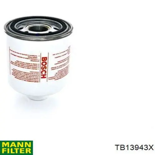 Do koszyka TB13943X Mann-Filter Filtr osuszacza powietrza (separatora oleju/wilgoci) (TRUCK)