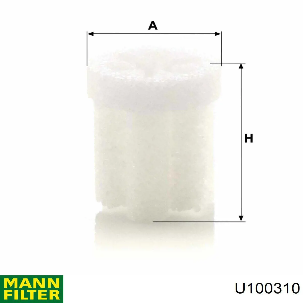 Filtr AdBlue Mann-Filter U100310 cena, od 9,29 USD