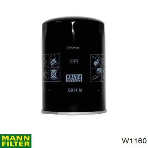 Do koszyka W1160 Mann-Filter Filtr oleju
