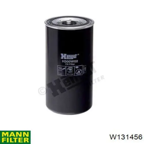 Filtr oleju Mann-Filter W131456 cena, od 38,68 USD