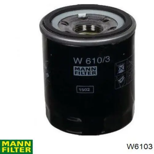 Do koszyka W6103 Mann-Filter Filtr oleju