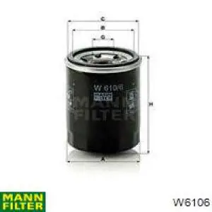 Do koszyka W6106 Mann-Filter Filtr oleju