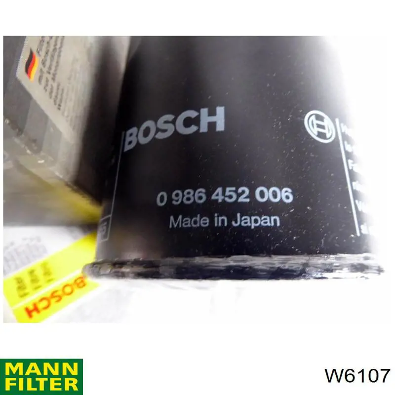 Do koszyka W6107 Mann-Filter Filtr oleju