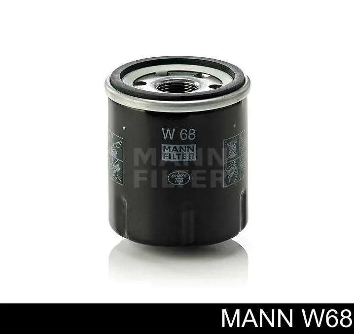 Filtr oleju Mann-Filter W68 cena, od 8,00 USD