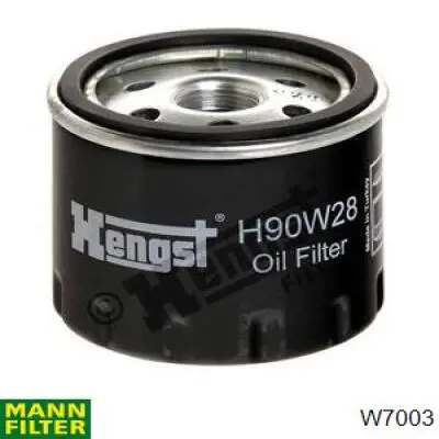 Do koszyka W7003 Mann-Filter Filtr oleju