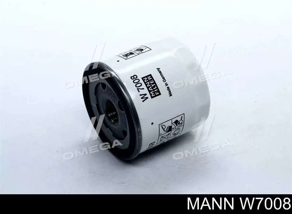 Filtr oleju Mann-Filter W7008 cena, od 7,91 USD