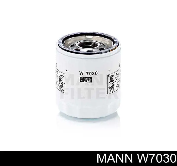 Do koszyka W7030 Mann-Filter Filtr oleju