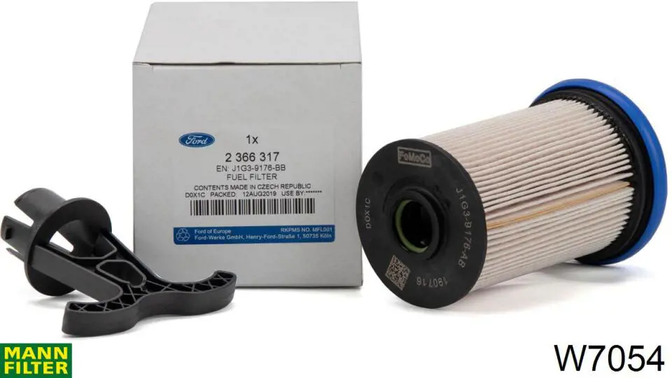 Do koszyka W7054 Mann-Filter Filtr oleju