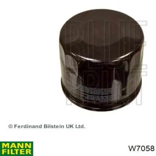 Filtr oleju Mann-Filter W7058 cena, od 7,89 USD