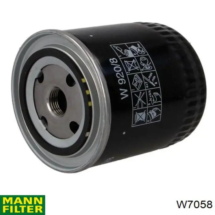 Do koszyka W7058 Mann-Filter Filtr oleju