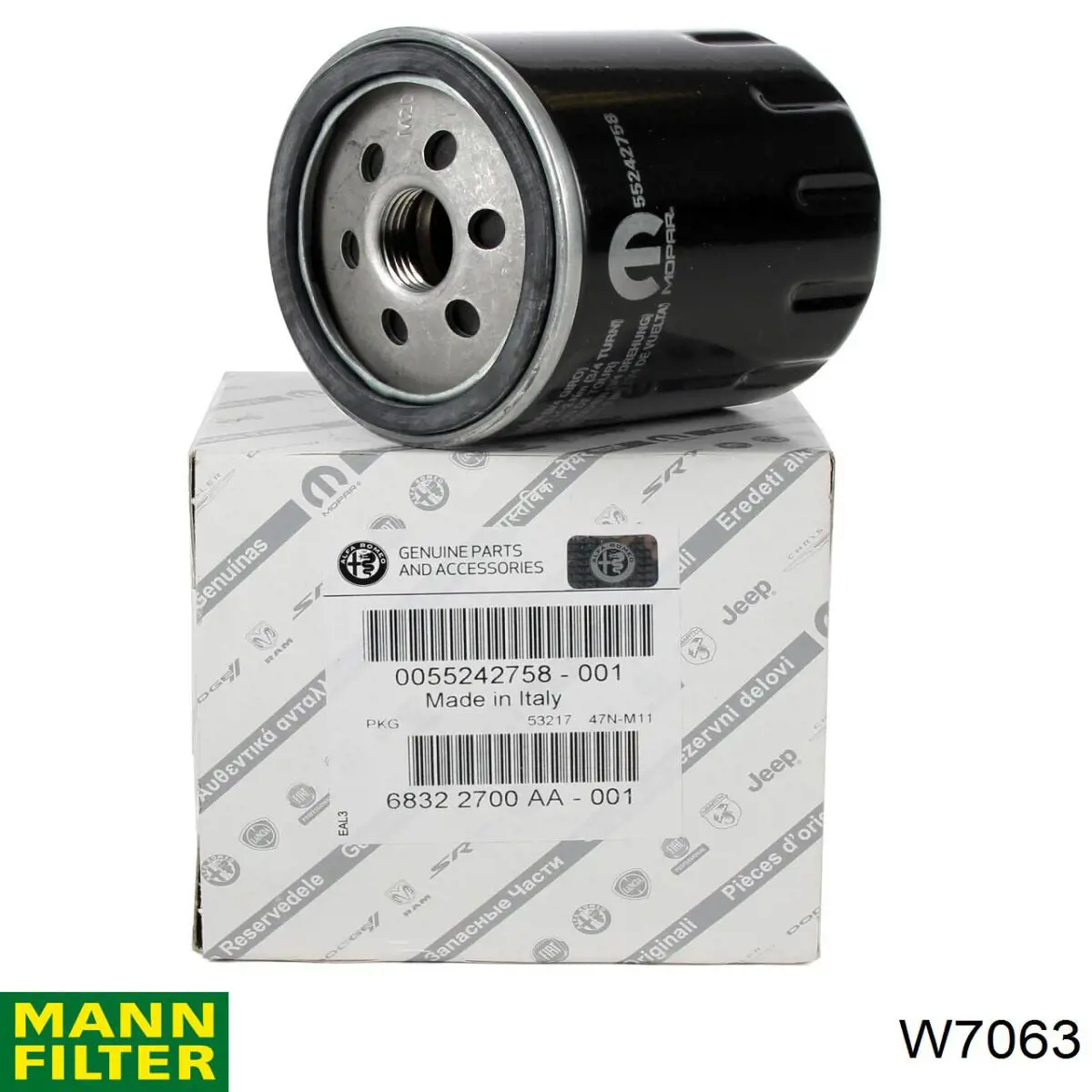 Filtr oleju Mann-Filter W7063 cena, od 10,86 USD