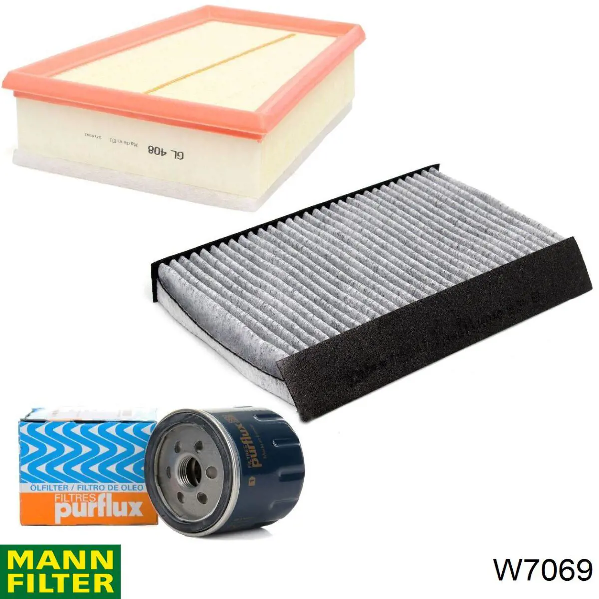 Filtr oleju Mann-Filter W7069 cena, od 9,13 USD