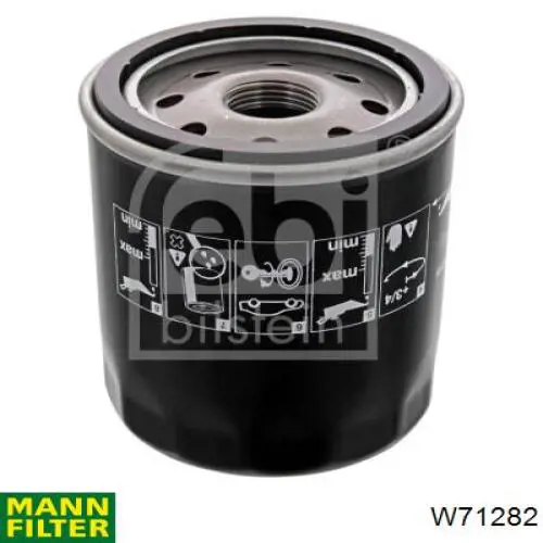Do koszyka W71282 Mann-Filter Filtr oleju