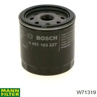 Filtr oleju Mann-Filter W71319 cena, od 7,86 USD