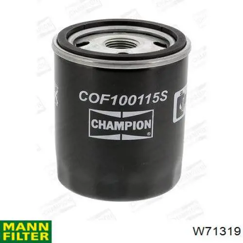 Do koszyka W71319 Mann-Filter Filtr oleju