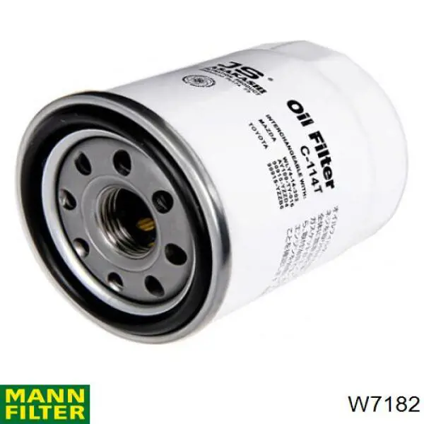 Filtr oleju Mann-Filter W7182 cena, od 8,47 USD