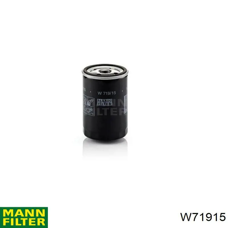 Filtr oleju Mann-Filter W71915 cena, od 11,01 USD
