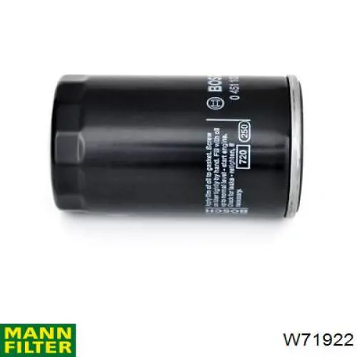 Do koszyka W71922 Mann-Filter Filtr oleju