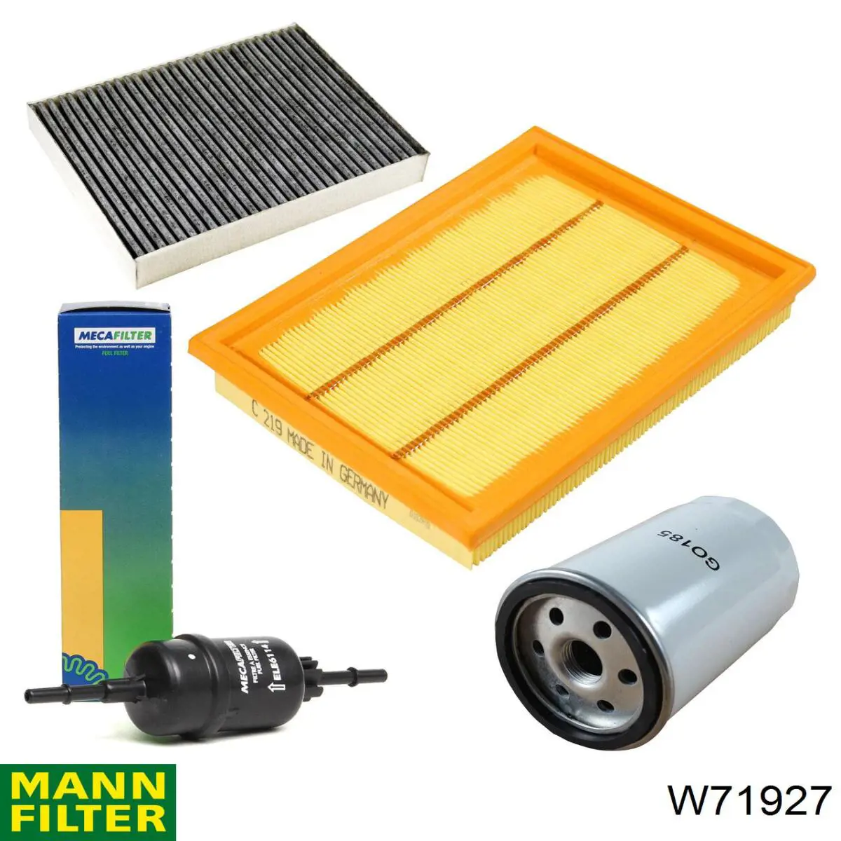 Do koszyka W71927 Mann-Filter Filtr oleju