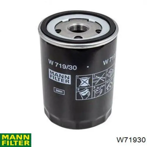 Filtr oleju Mann-Filter W71930 cena, od 8,46 USD
