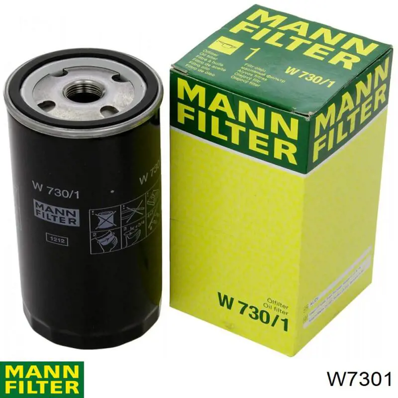 Filtr oleju Mann-Filter W7301 cena, od 13,18 USD