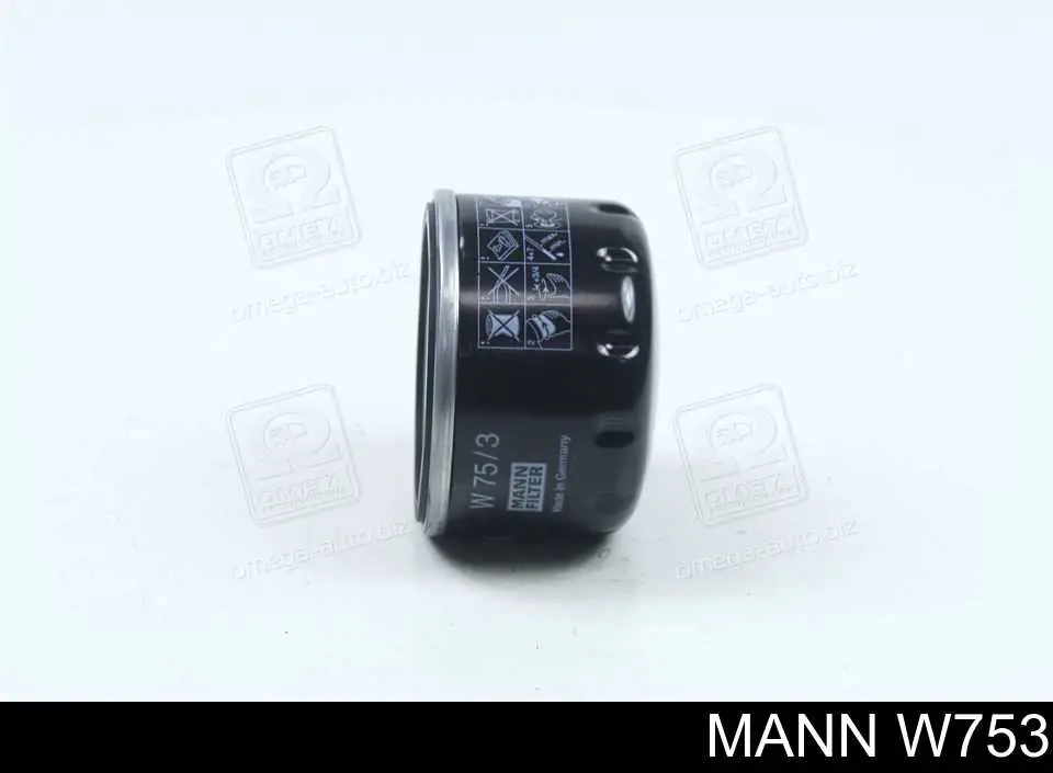 Filtr oleju Mann-Filter W753 cena, od 7,53 USD